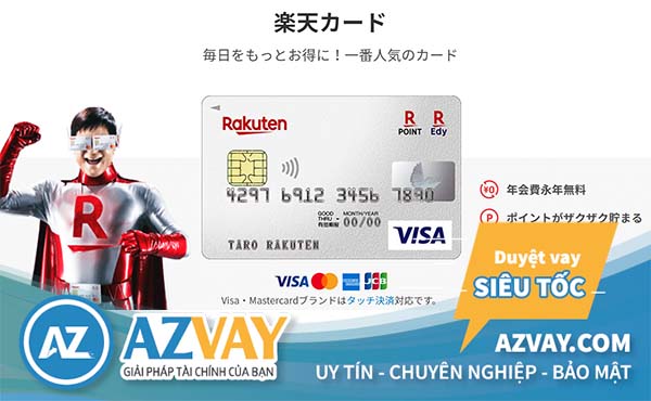 Thẻ tín dụng Rakuten được nhiều người Việt tại Nhật Bản tin dùng