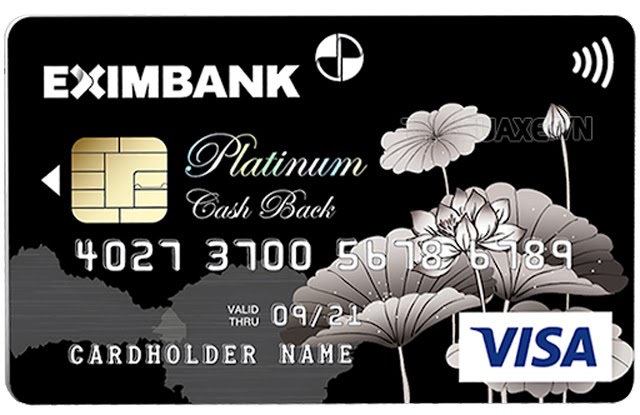 Thẻ tín dụng quốc tế Eximbank - Visa Platinum
