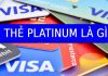 Thẻ tín dụng Platinum là gì? Có những loại thẻ Platinum nào?